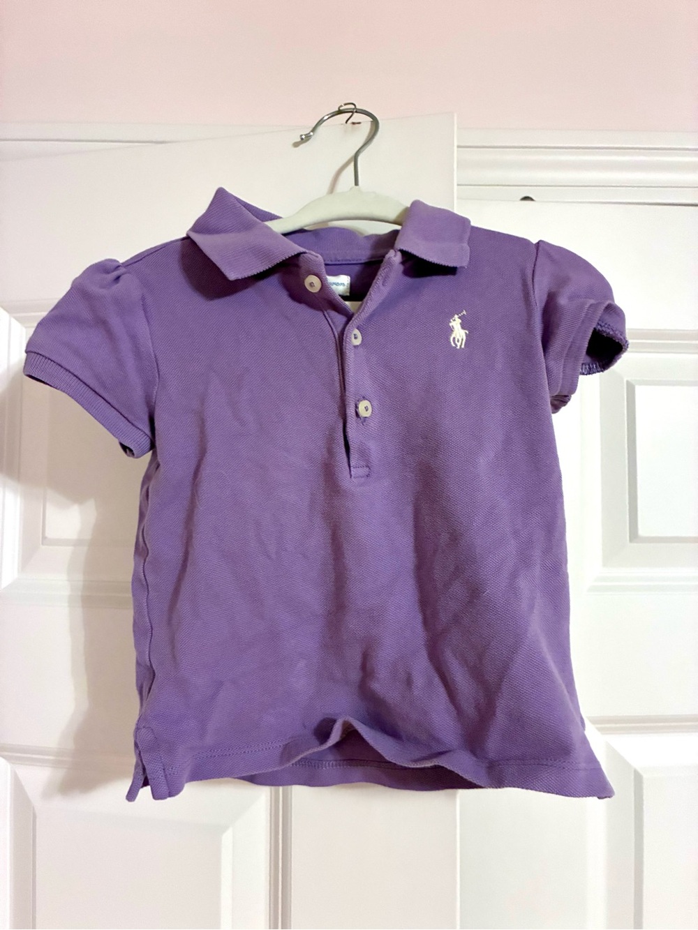 Ralph Lauren Girls' Lavender Polo Shirt